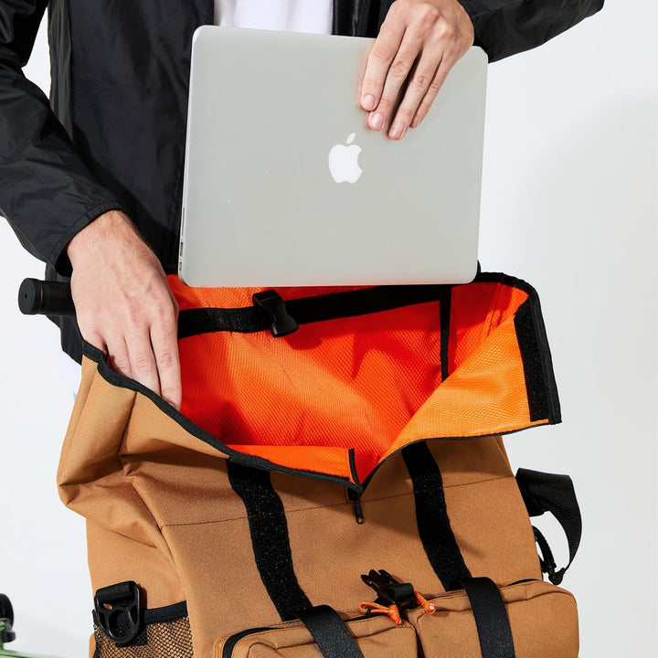 Vincita Voyage Atlas Tasche für Brompton Klapprad - Mit abnehmbarem Vorderträgerrahmen, Regenschutz