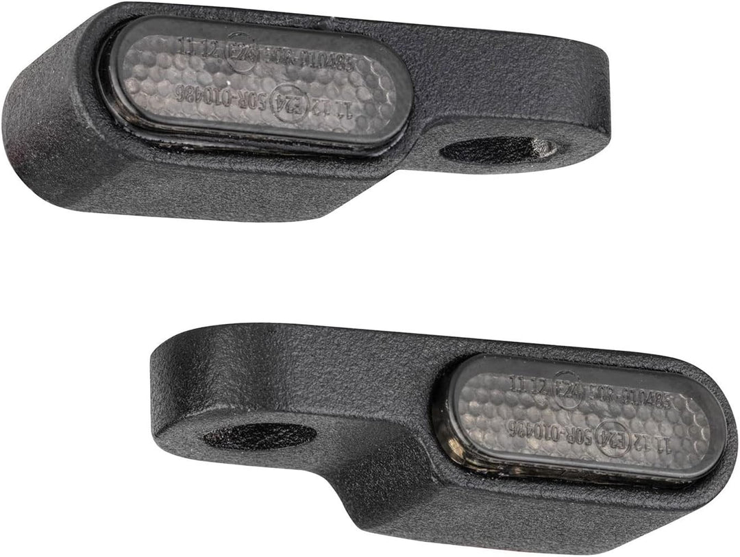 ToXx Motorrad LED Mini Blinker Custom Short für Lenker Armatur Gabel Schwinge e-geprüft universal fü