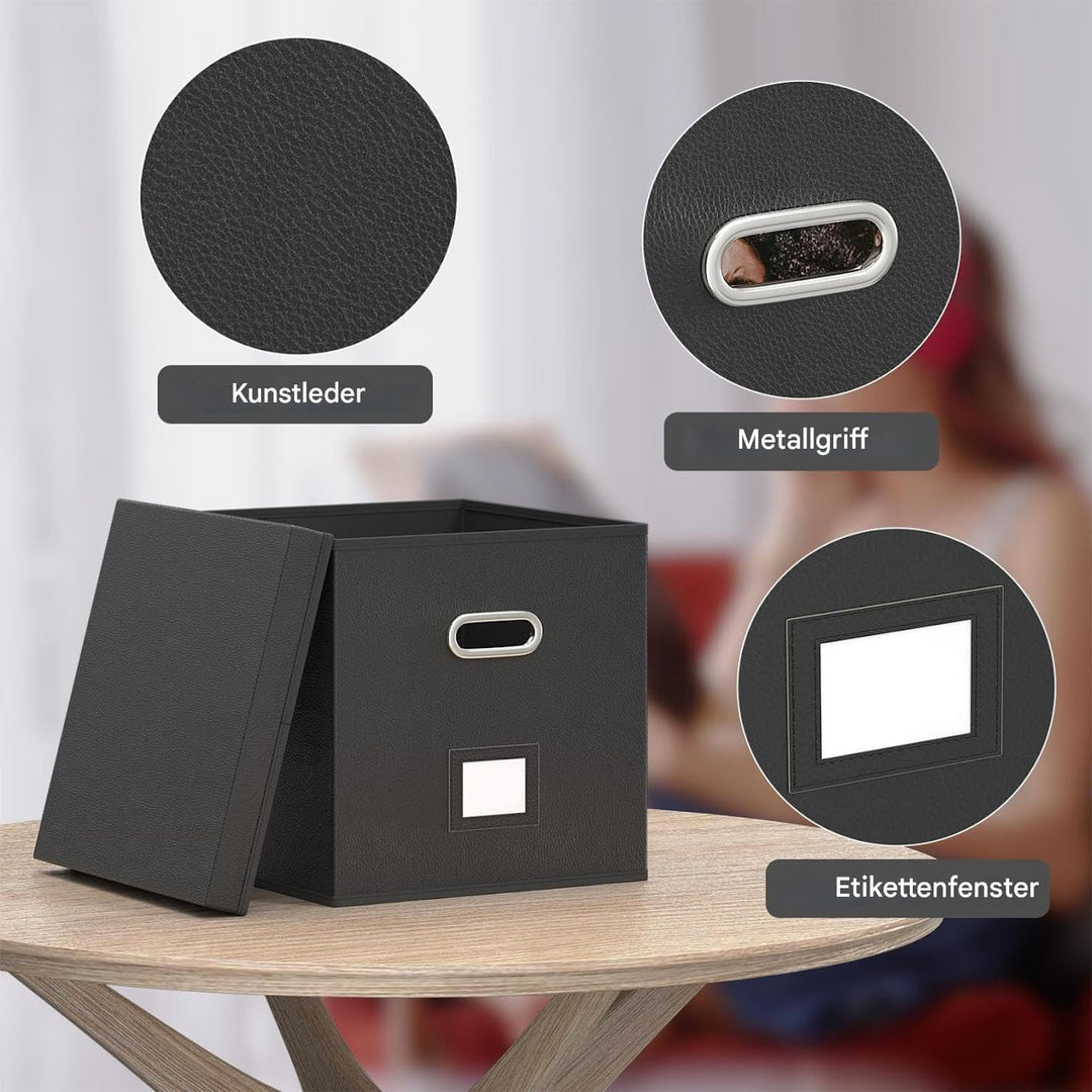 Generisch Schallplatten Aufbewahrungsbox, Vinyl Schallplattenkoffer, Record Box, Bietet Platz Für 80