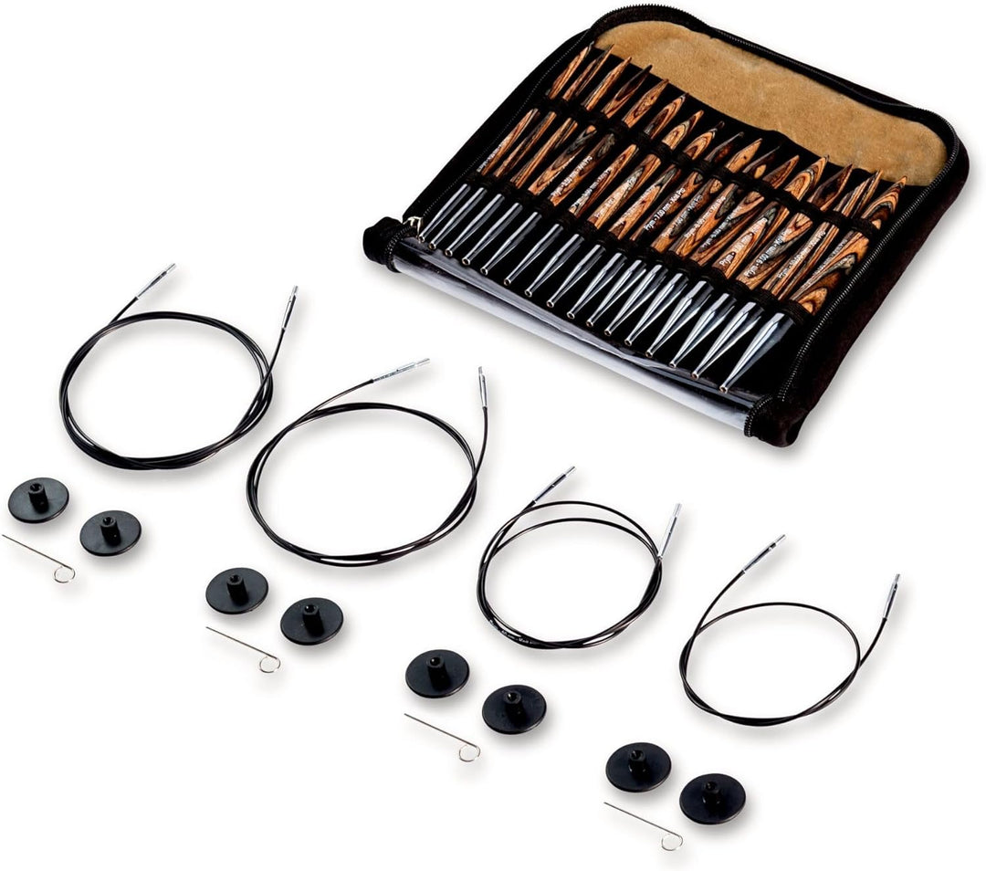 Prym 223800 Rundstricknadel Set NATURAL 4,0 - 10,0 mm Single, Single