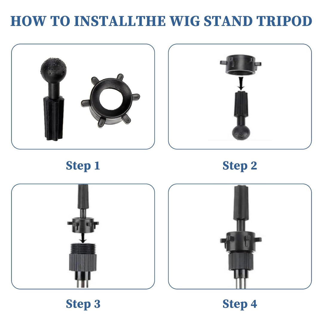 Puppenkopfständer Friseur Perückenständer Übungskopfhalter Übungskopfständer Übungskopf Stativ Train