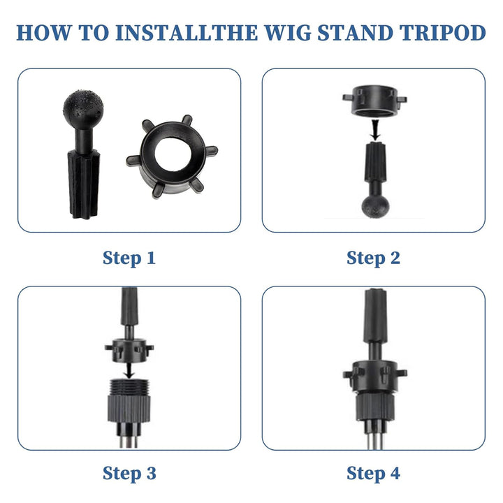Puppenkopfständer Friseur Perückenständer Übungskopfhalter Übungskopfständer Übungskopf Stativ Train