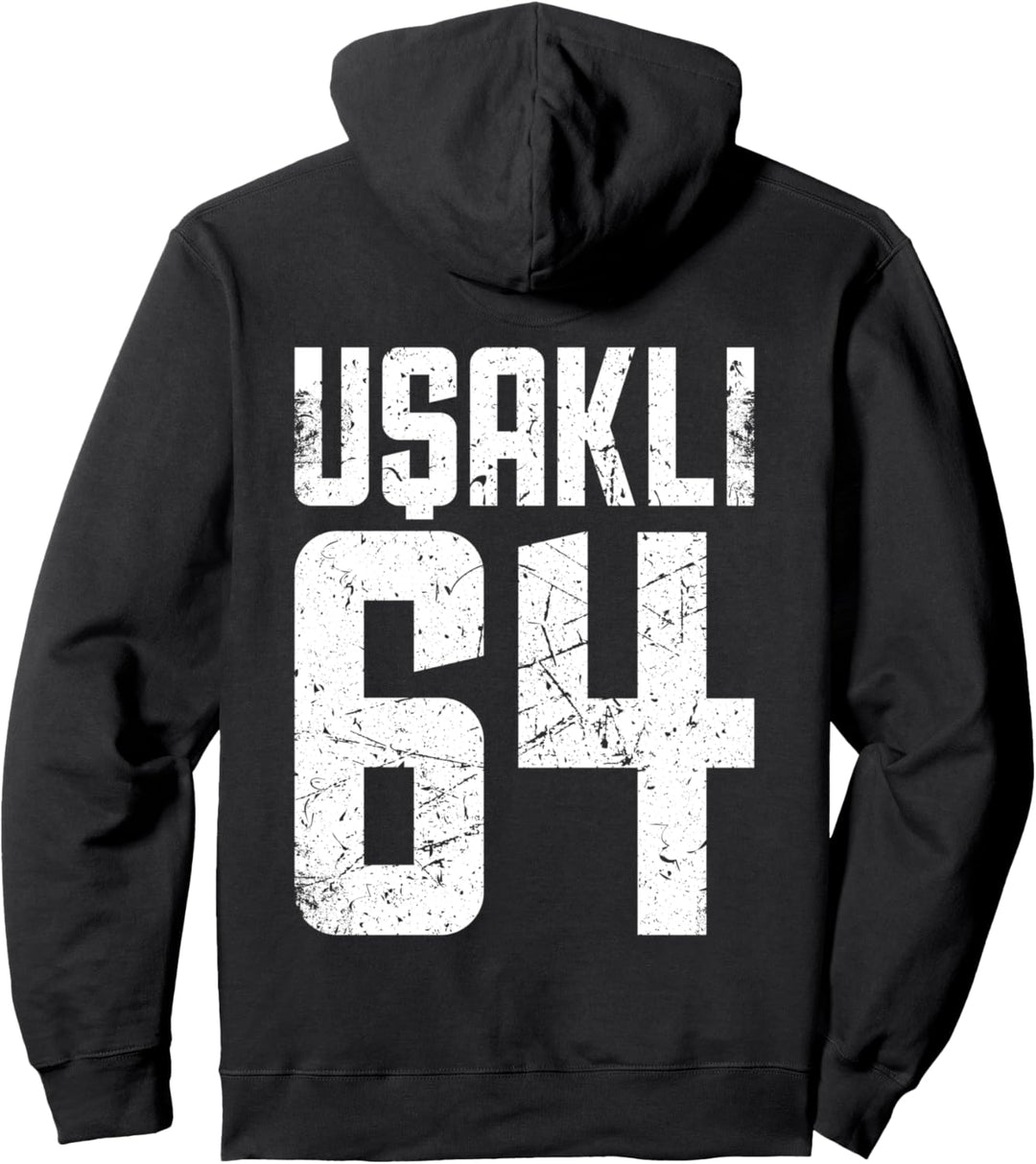 64 Usak Türkei Merkez Banaz Esme Sivasli Osmane Türkiye Pullover Hoodie