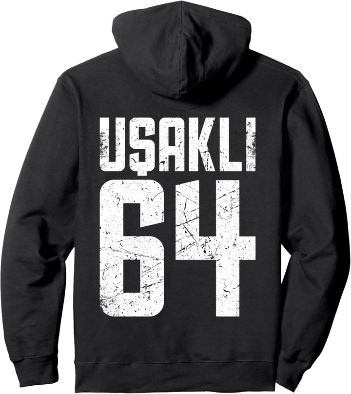 64 Usak Türkei Merkez Banaz Esme Sivasli Osmane Türkiye Pullover Hoodie