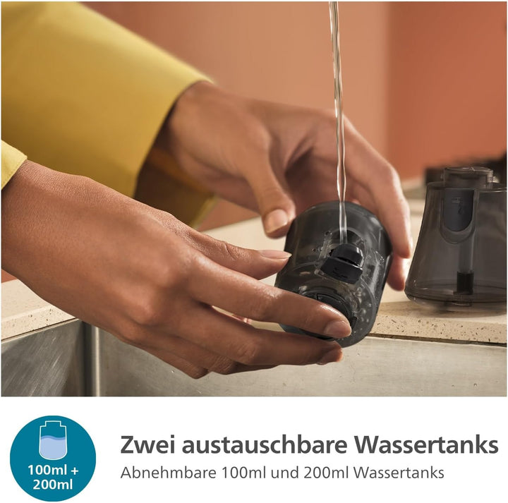 Philips Steamer 7000 Series - 1500W, 28 g/min Dampfleistung, zugespitzte Heizplatte aus Metall, 2 ab