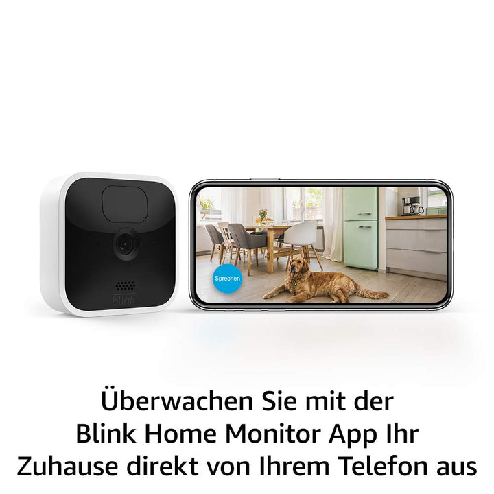 Blink Indoor – kabellose HD-Sicherheitskamera mit zwei Jahren Batterielaufzeit, Bewegungserfassung u
