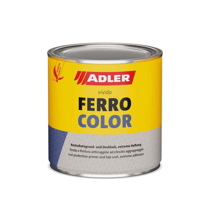 ADLER Ferro-Color RAL1021 Rapsgelb 2,5 l, 3in1 Rostfarbe, innen, aussen RAL1021 Rapsgelb 2.5L, RAL10