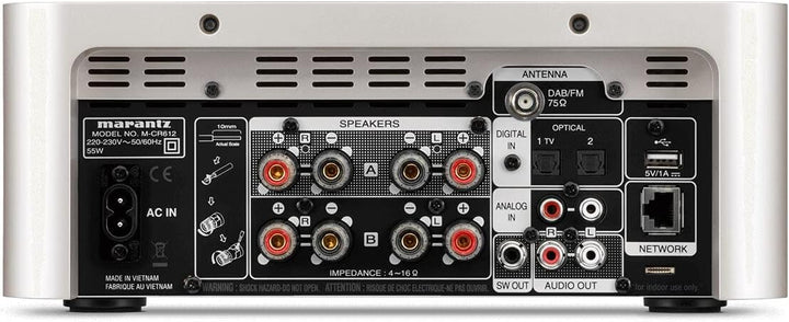 Marantz Melody X (M-CR612) HiFi Anlage, CD-Player, DAB+ Radio, Musikstreaming, HEOS Multiroom, Bluet