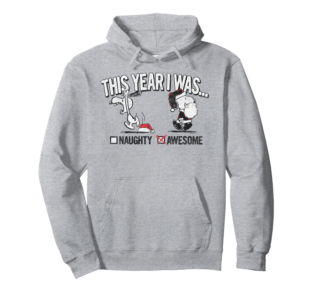 Peanuts Snoopy Naughty Fantastischer Weihnachts-Hoodie Pullover Hoodie