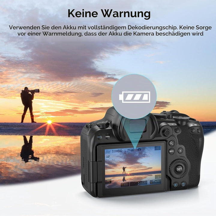 SMALLRIG D-TAP auf LP-E6NH Dummy-Akku, LP-E6NH Spiral-Stromkabel für Canon R5, R6, R7, R, R5C, 5D II