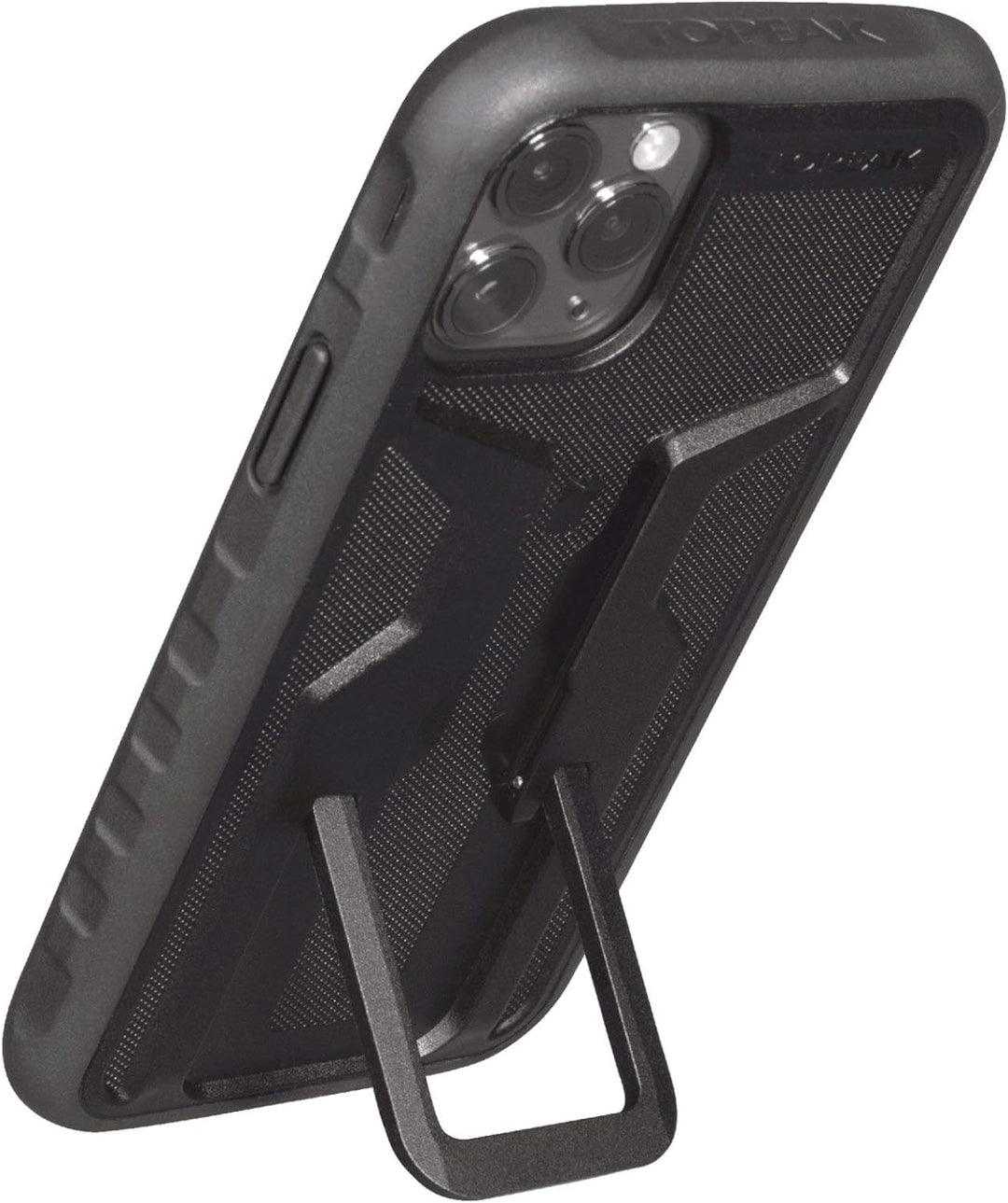 Topeak Unisex – Erwachsene RideCare für iPhone 11 Smartphonehülle, schwarz-grau, Pro mit Halter