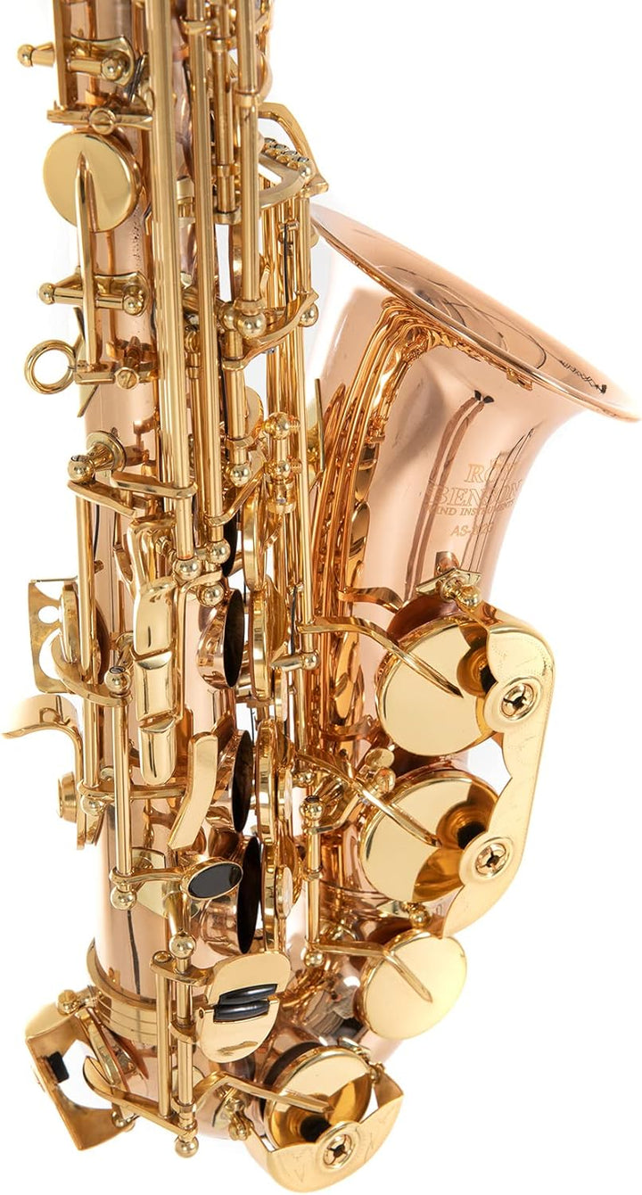 Roy Benson Eb-Alt Saxophon MOD:AS-202G Bronze Korpus lack., inkl. leichtem Rechtecketui, AS-202G