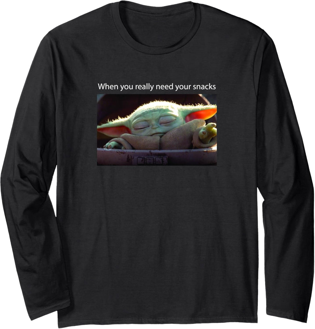 Star Wars Snack Meme Langarmshirt