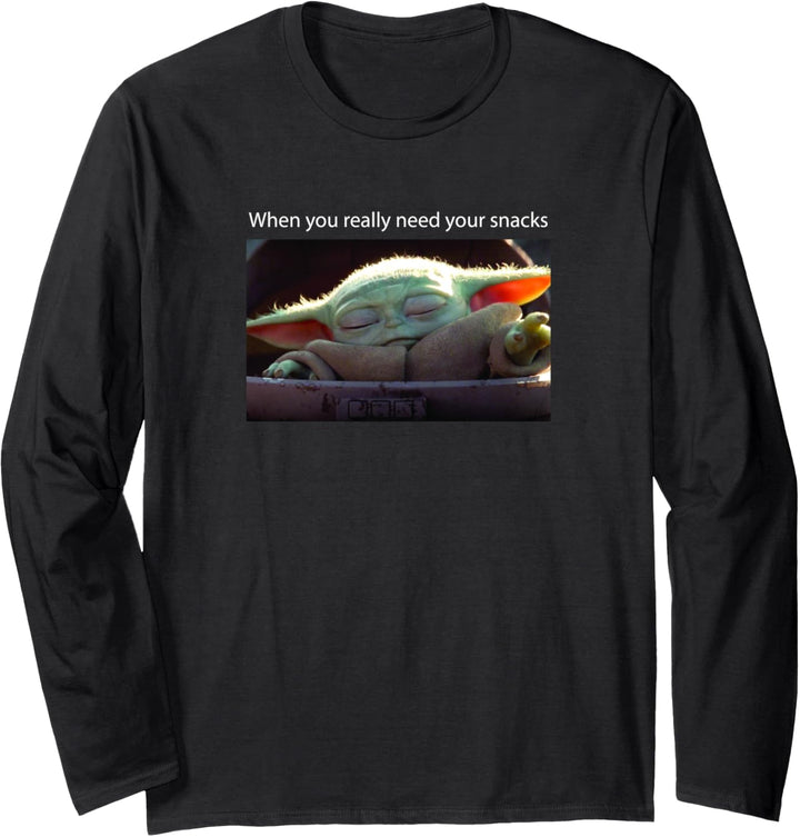 Star Wars Snack Meme Langarmshirt