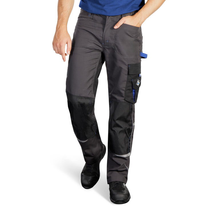 Prisma Arbeitshosen Männer mit Stretch Bund und Kniepolster Taschen, Robuste Arbeitskleidung aus Hoc