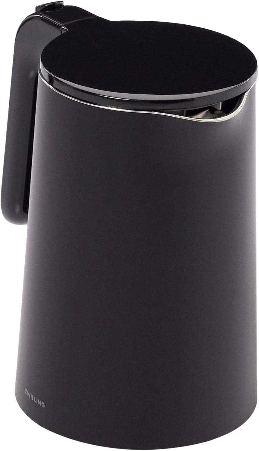 ZWILLING ENFINIGY Wasserkocher mit Edelstahl-Kalkfilter & Überhitzungsschutz, kabellos, 1850 Watt, 1