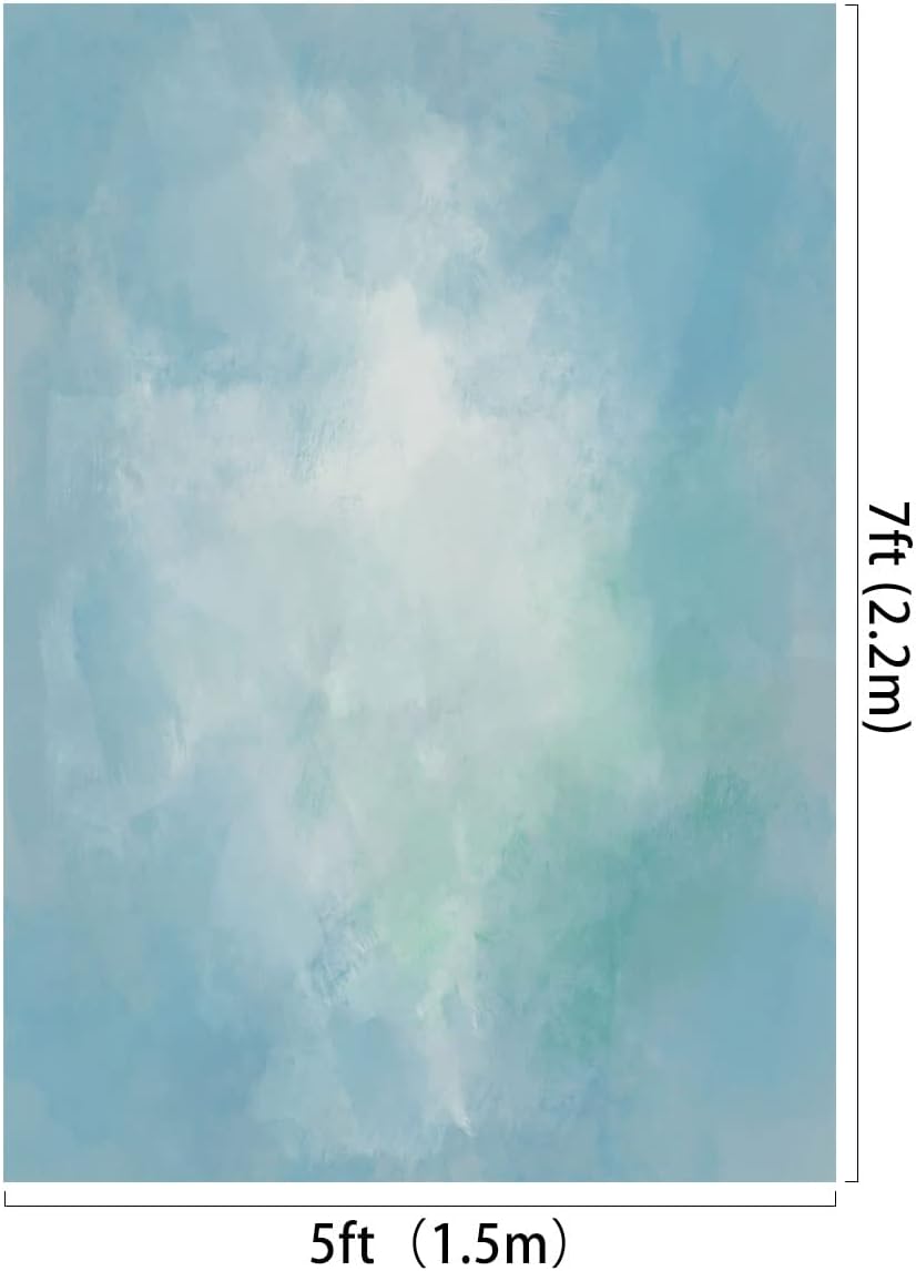Kate Baby Blau Farbverlauf Kunst Fotostudio Hintergrund 1.5x2.2m/5x7ft 1.5x2.2m B1044538, 1.5x2.2m B