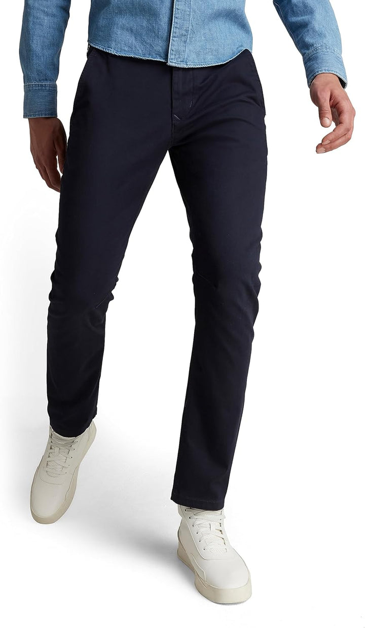 G-STAR RAW Herren Vetar Slim Chino 26W / 30L Blau (Mazarine Blue D14027-c072-4213), 26W / 30L Blau (