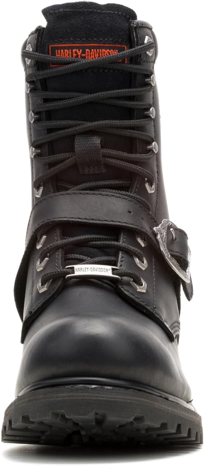 HARLEY-DAVIDSON FOOTWEAR Damen Verblasster Ruhm Motorradstiefel 39.5 EU Schwarz, 39.5 EU Schwarz