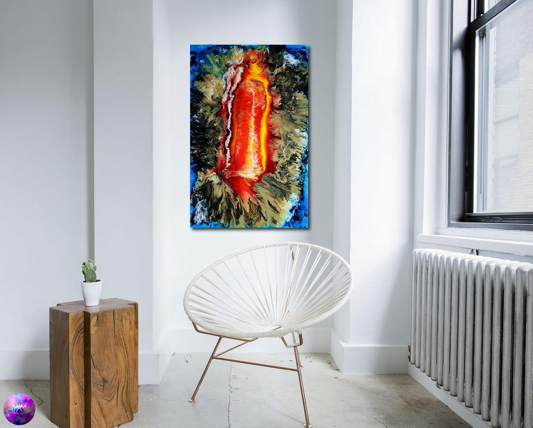 Gemälde Abstrakte Malerei Original - moderne hochglanz Wandbilder XXL - Resin Art Kunst Bild Harz Un