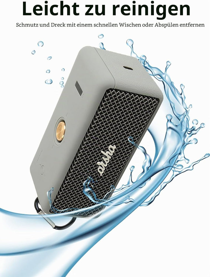 Schutzhülle aus Silikon für Marshall Emberton II tragbare Bluetooth-Lautsprecher – stossfest, staubd