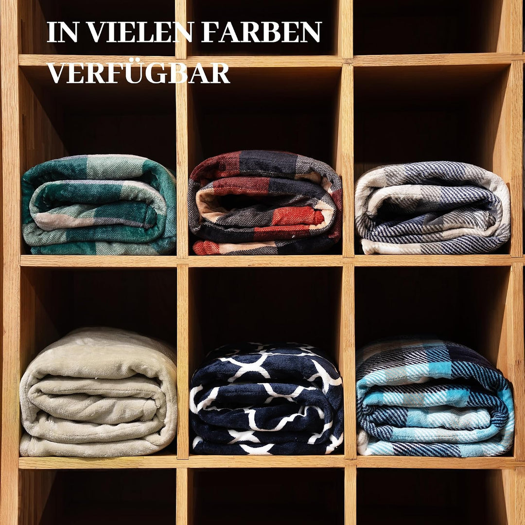 GOTCOZY Wärmedecke Heizdecke 130x180 cm – Ein Knopf Wärmedecke Elektrisch mit 10 Heizstufen &amp; 9-Stun