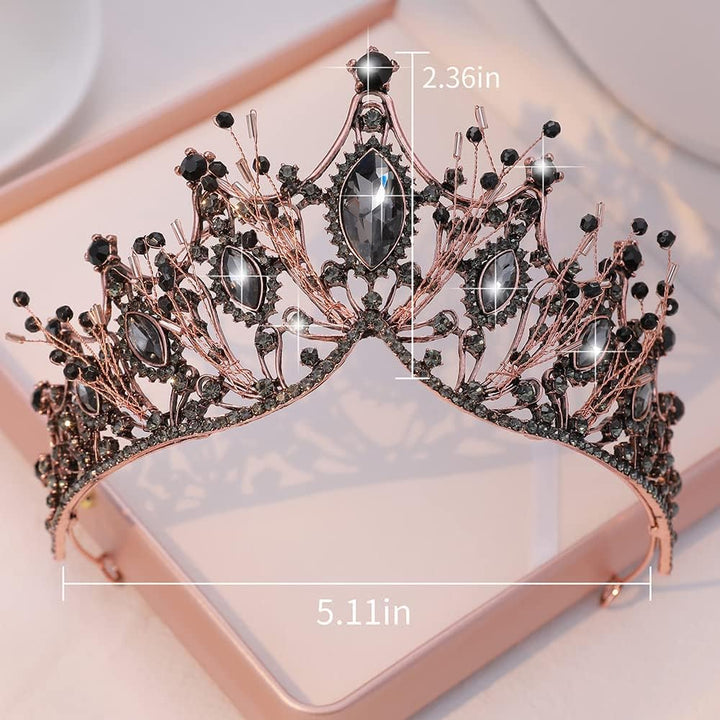 Tiara Kristallkrone für Bridal, Prinzessin Diadem Hochzeit Tiara Crown für Hochzeit Abschlussbälle P
