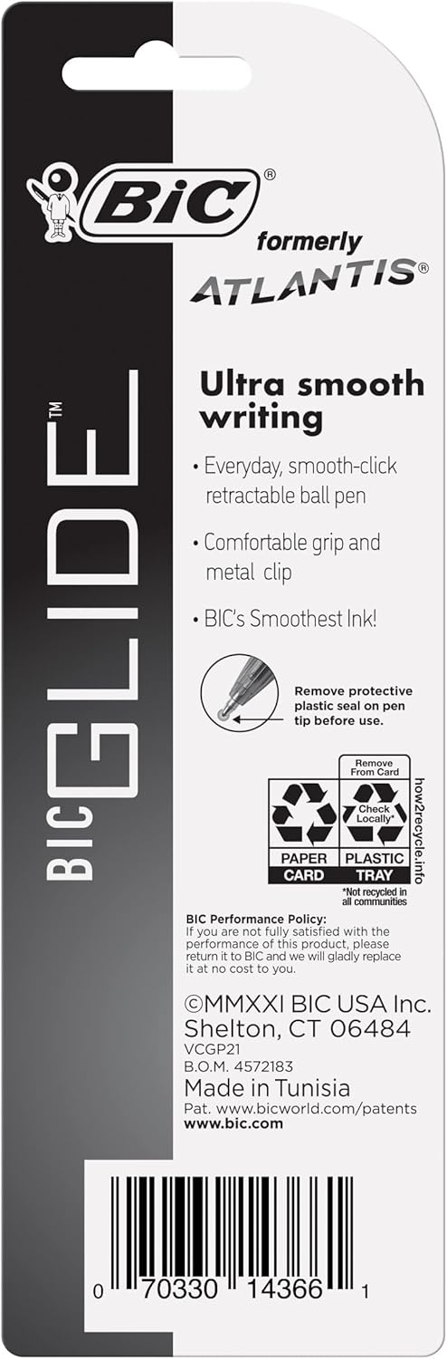 BIC Atlantis Original Druckkugelschreiber 2 Count blau, blau 2 stück (1er Pack)