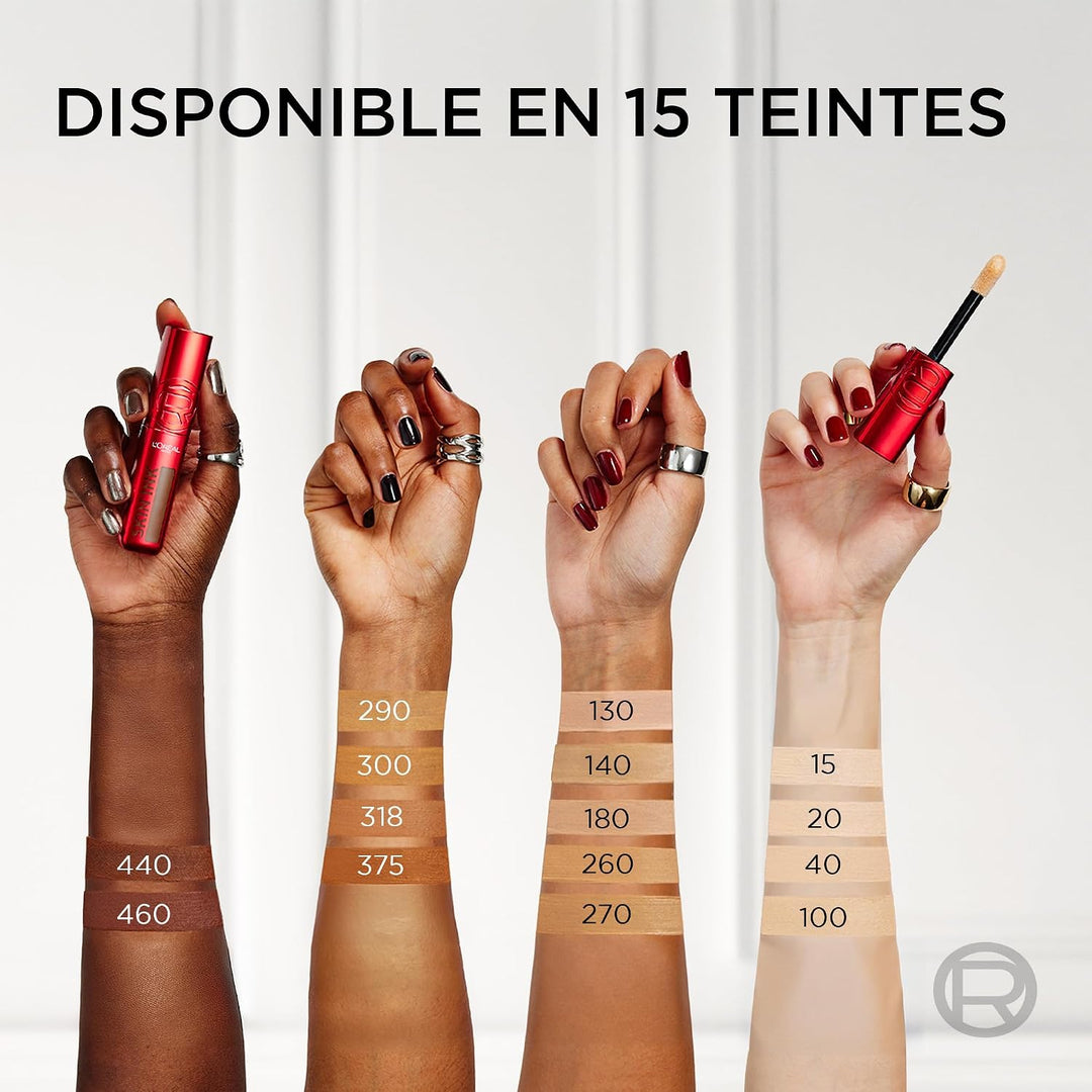 L'Oreal Paris Infaillible Skin Ink, Foundcealer, Deckend wie eine Foundation, Leicht wie ein Conceal