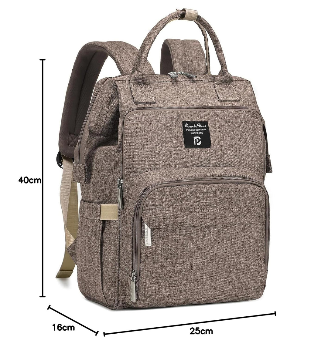 Pomelo Best Baby Wickelrucksack stylische Wickeltasche Rucksack mit Wickelunterlage multifunktional