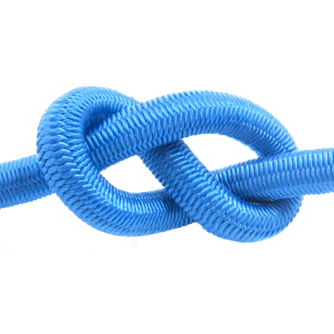DQ-PP Gummiseil | 12mm | 25m | Blau | Expanderseil Expander Gummischnur Gummikordel Spannseil Planen