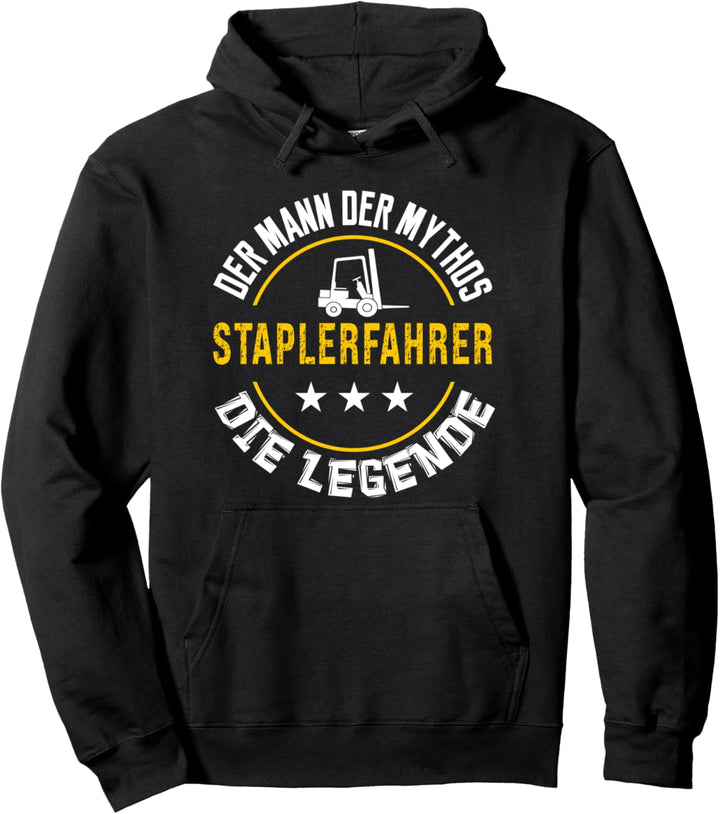 Staplerfahrer Der Mann Lagerist Gabelstapler-Fahrer Stapler Pullover Hoodie