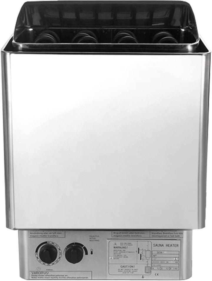 otmechl Elektrischer Saunaofen, 3 kW, 220 V tragbare Saunaheizung für drinnen &amp; draussen, integriert