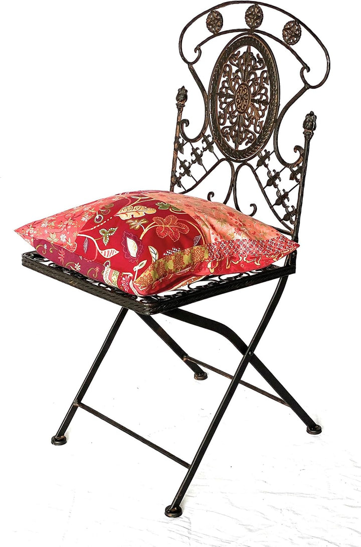DanDiBo Gartenstuhl Metall Avis 1840 Metallstuhl Bistrostuhl Stuhl Garten Vintage Eisen Nostalgie Ei