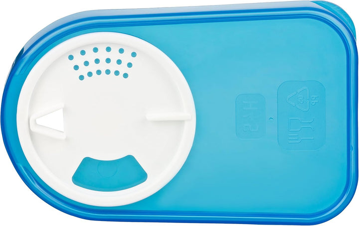 Kigima Gewürzdosen Schüttdosen Streudosen Vorratsdosen 0,25L (12 Stk & 2X Regal) Blau 0,25l (12 pièc