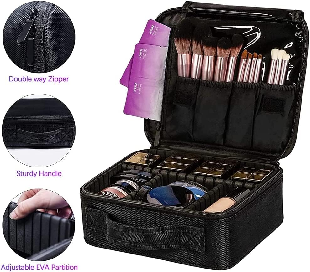 Professionelle Kosmetiktasche Damen Schminktasche Gross Reise Make-Up-Organizer Tasche, wasserdichte