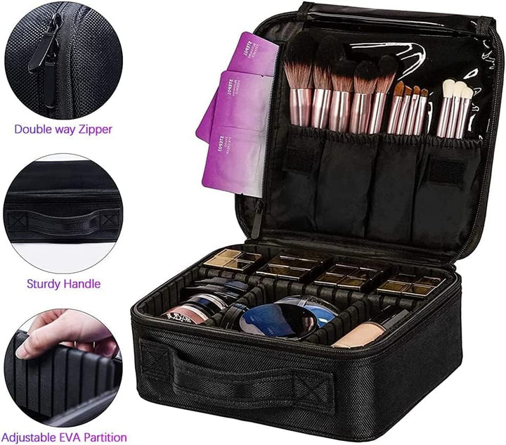 Professionelle Kosmetiktasche Damen Schminktasche Gross Reise Make-Up-Organizer Tasche, wasserdichte