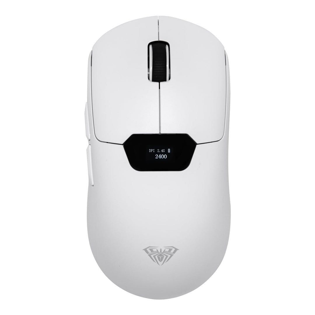 MechLands Aula SC390 – Leichte Gaming-Maus mit Display, kabellose 2,4-GHz-/USB-C-/BT-Maus mit 400-mA
