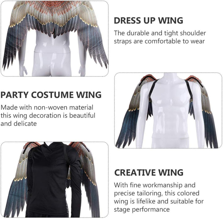 STOBOK Adlerflügel Vogel Kostüm Flügel Karneval Performance Requisite für Erwachsene Jungen Mädchen