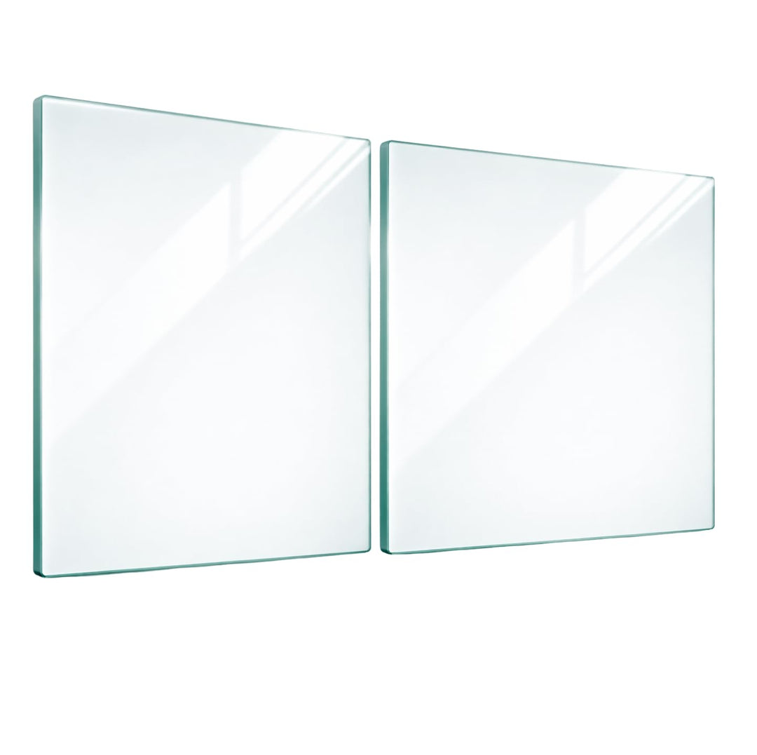 TMK | Herdabdeckplatten ceranfeld 2 Teilig 40x52 cm | Ceranfeldabdeckung Küche Elektroherd Induktion
