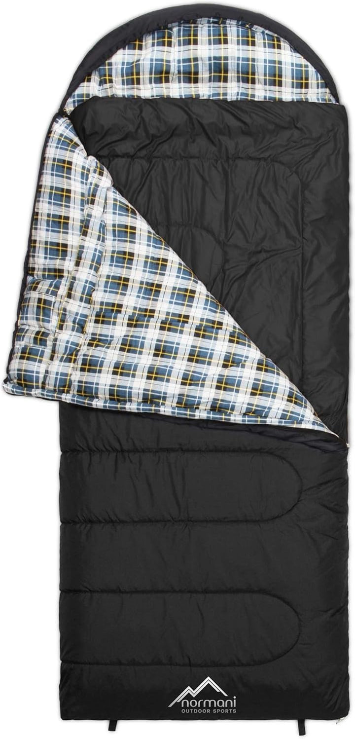 normani 4-in-1-Funktion Extrem Outdoor Schlafsack 'Antarctica' aus Nylon Rip-Stop mit 500 + 250 g/m²
