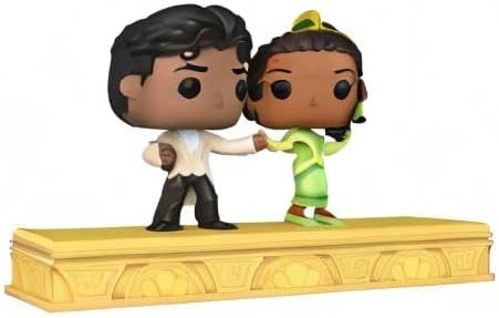 Funko Pop! Moment: Disney 100 - Princess Tiana & Naveen - Vinyl-Sammelfigur - Geschenkidee - Offizie
