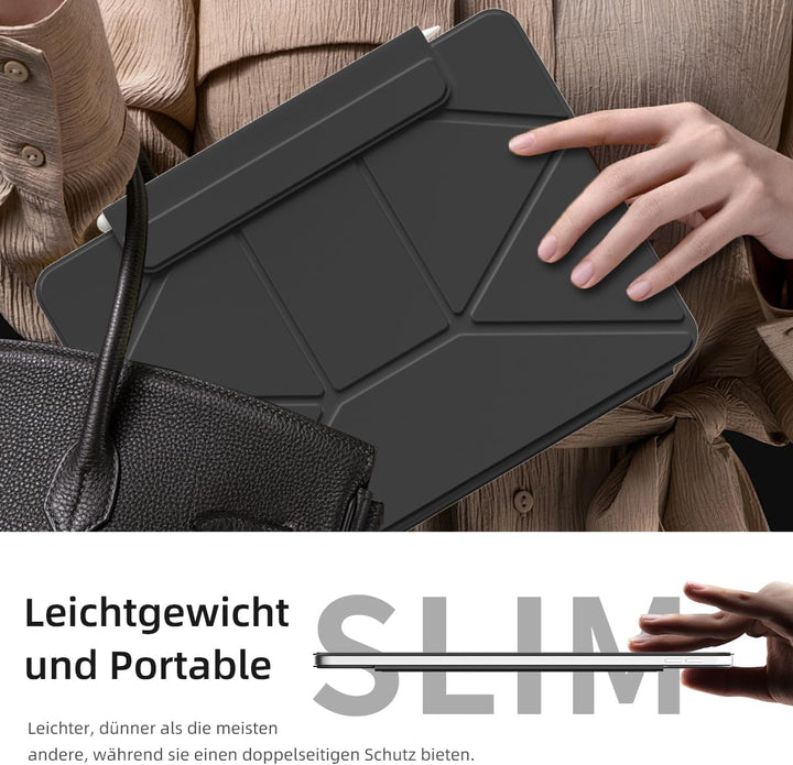 Magnetisch Hülle für iPad (A16) 11. Generation 11 Zoll 2025, iPad 10. Generation 10,9 Zoll 2022, Sch