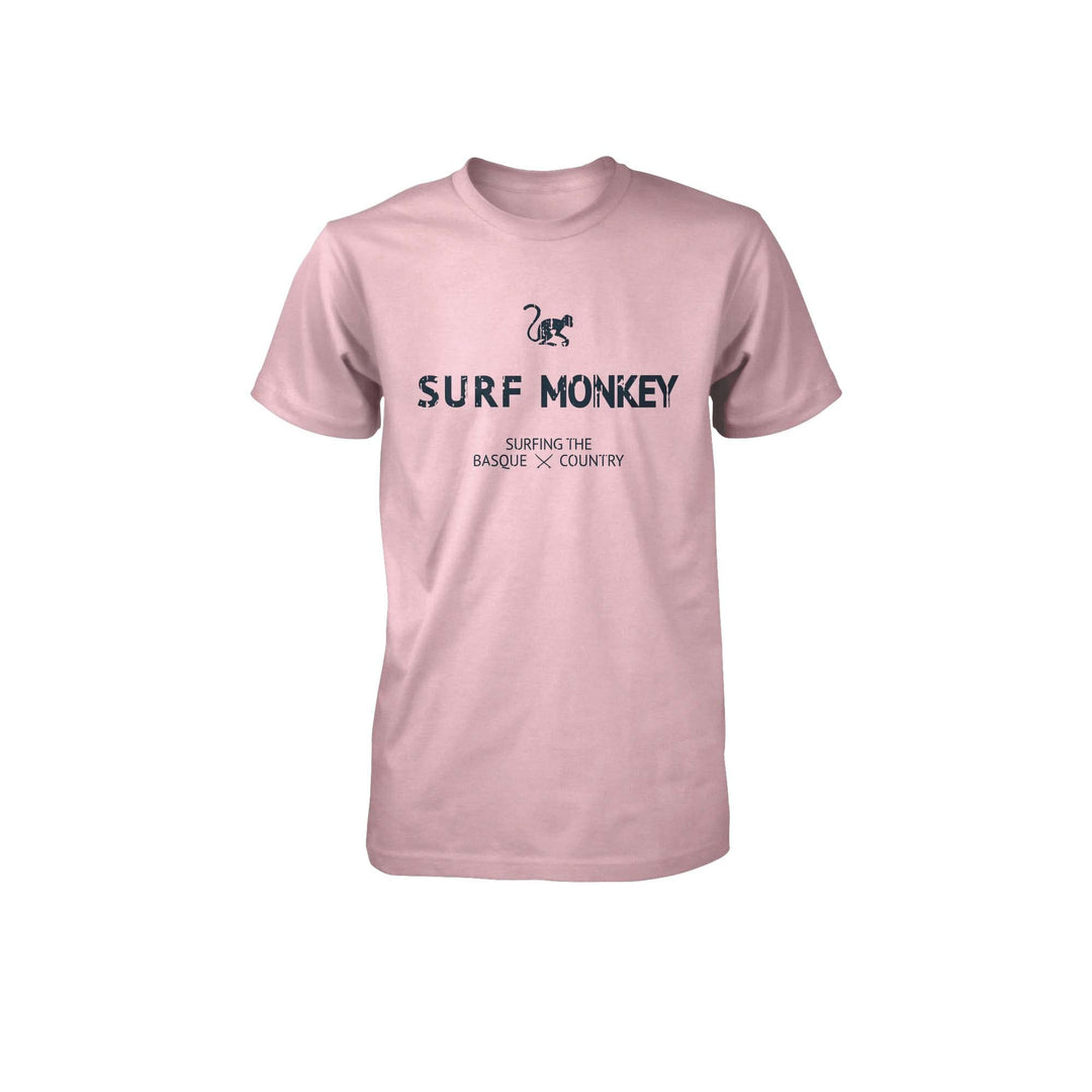 SURF MONKEY Bio-Baumwoll-T-Shirt, Zitronengelb S Rosa, S Rosa