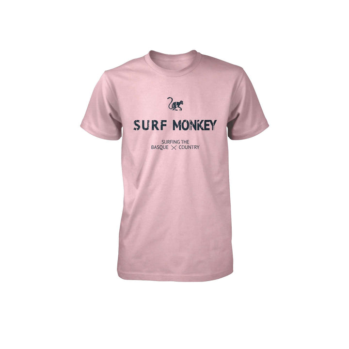 SURF MONKEY Bio-Baumwoll-T-Shirt, Zitronengelb S Rosa, S Rosa