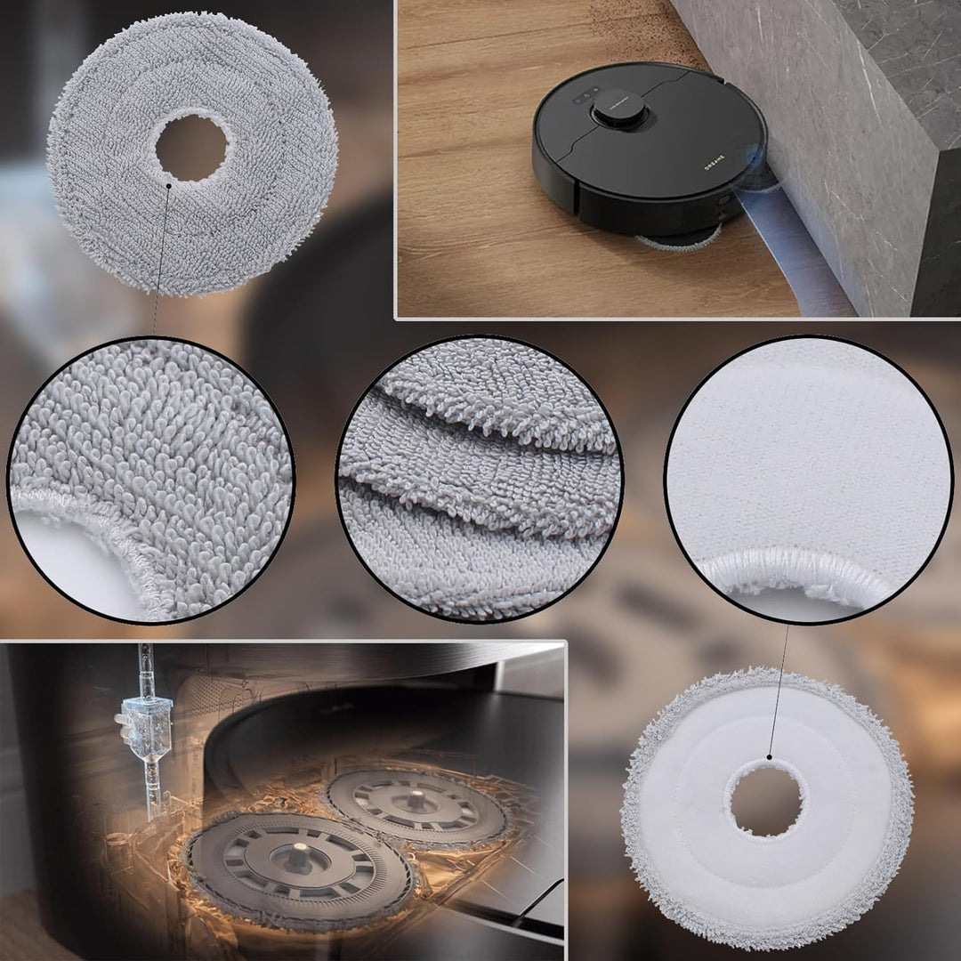 17 Stück Zubehör für Dreame X40 Ultra/L40 Ultra/X40 Ultra Complete/MOVA P50 Pro Ultra Roboter Staubs
