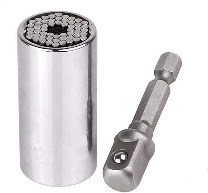 BE-TOOL Steckschlüssel-Universal-Steckschlüssel-Set, Bohrmaschinen-Adapter, selbstjustierende Kombin