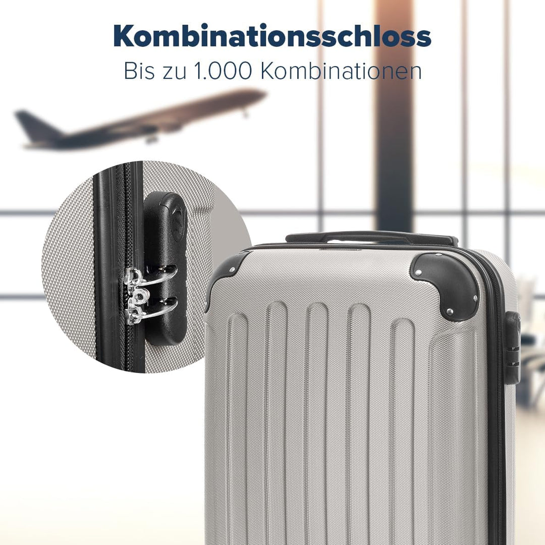 TRVLMORE Handgepäck Koffer 55x40x20cm, Koffer & Trolleys, Reisekoffer mit Rollen, Handgepäck Trolley