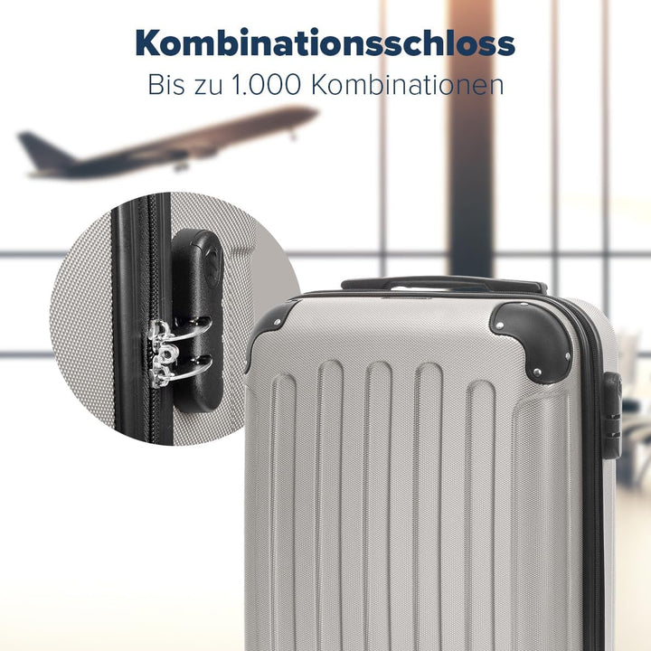 TRVLMORE Handgepäck Koffer 55x40x20cm, Koffer & Trolleys, Reisekoffer mit Rollen, Handgepäck Trolley