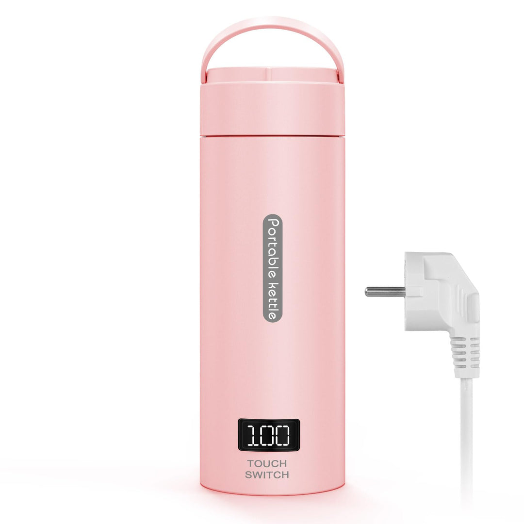 Flintronic Reise Elektrisch Wasserkocher, Mini Electric Kettle, 220 V/ 300W Thermoskanne, Elektrisch